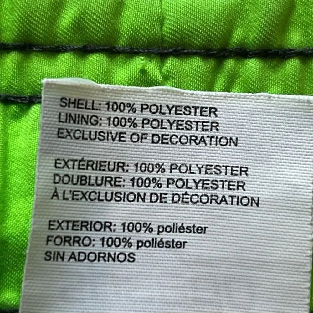Speedo Men's Swim Trunks Mesh Lining Gray/Lime Green Size Large - Picture 4 of 8